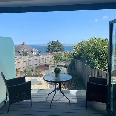 Carbis Daze Ocean Views Studio, Superking Bed St Ives Carbis Bay Extérieur photo