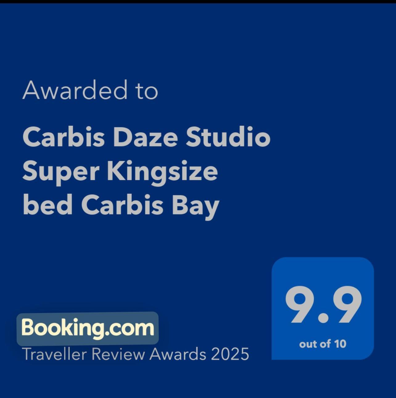 Carbis Daze Ocean Views Studio, Superking Bed St Ives *